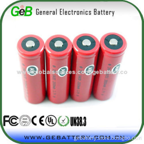 AW 18650 2,000mAh IMR/18650 Batteries for Electronic Cigarettes, 3.7V Voltage
